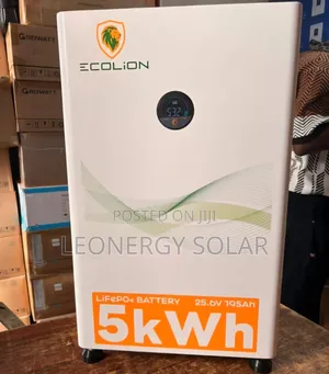 Ecolion 5kWh 24V Baturiya Lithium