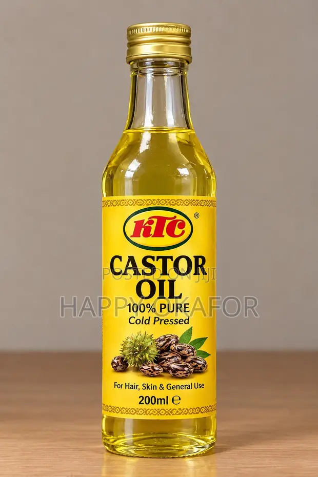 KTC Pure Castor Oil - 200ml | 100% Cold Pressed - 1