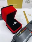 VVS Moissanite Diamond Engagement & Wedding Rings - 1