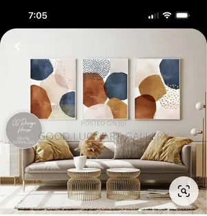 3 Sets Modern Geometric Wall Art
