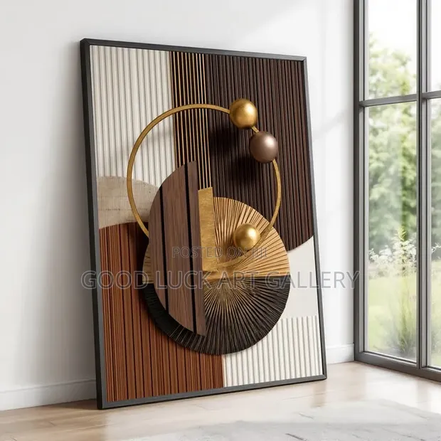Modern Geometric Abstract Wall Art - 1