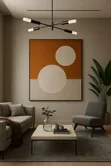 Geometric Abstract Canvas Wall Art - 2