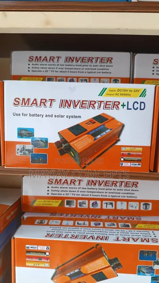 1000W Smart Solar Inverter with LCD Display - 1