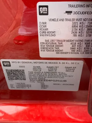 2023 Chevrolet Silverado Red