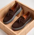 Unbranded Suede Loafers - 1