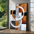 Abstract Cycles Geometric Wall Art Print - 2