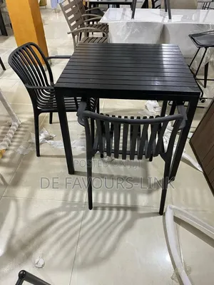 Outdoor Table and 4 Chairs Set