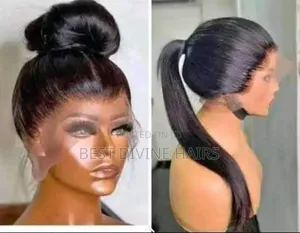 20" 360 Silky Straight Human Hair Wig (Ow)
