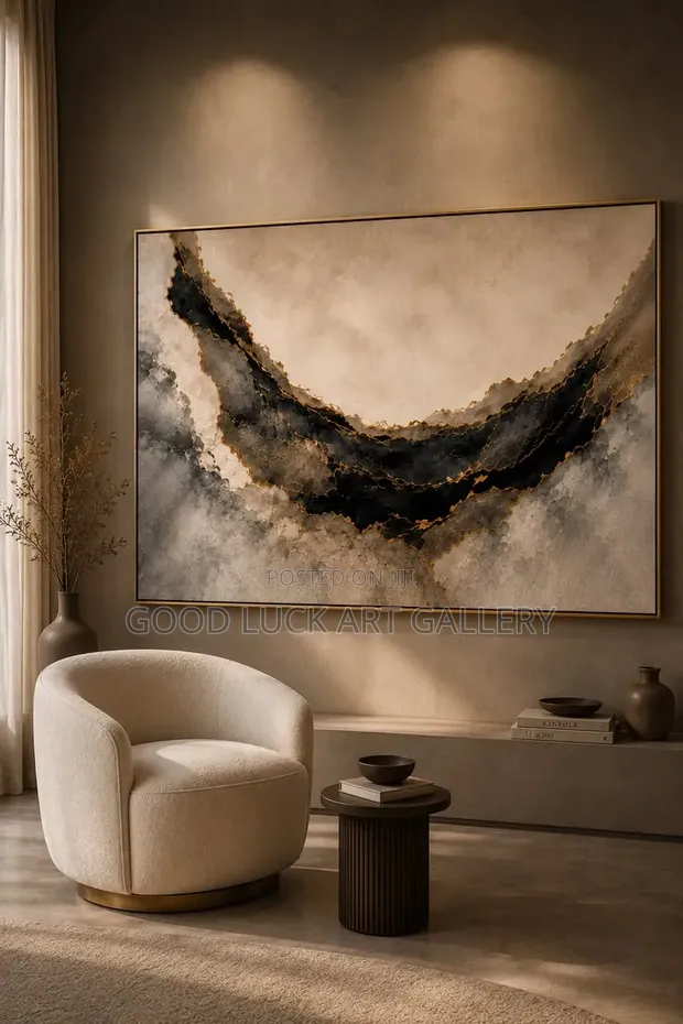 Hand-Made Abstract Canvas Wall Art - 1