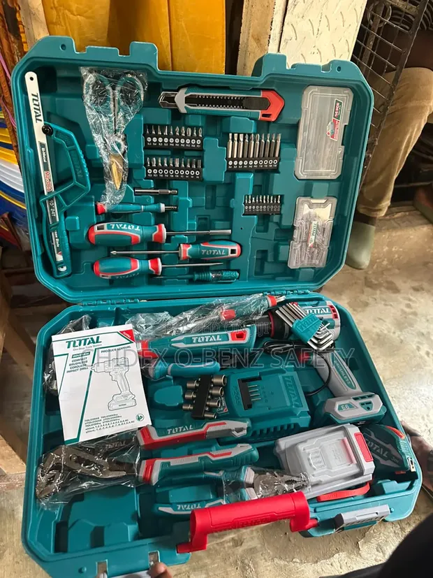 Total 166pcs Cordless Multi-Purpose Tools Set - 1