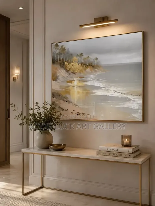 Modern Decorative Wall Art - Coastal Landscape Canvas - 1
