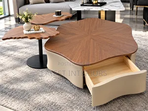Luxury Modern Center Table with Drawer | Lux