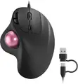 Nulea M509 Trackball Mouse - Wired, Type-A/Type-C - 1