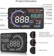 A8 OBD2 Windshield HUD Head Up Display - 2