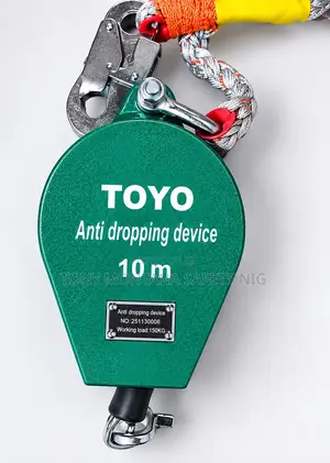Toyo 10M Fall Arrester - Safety Harness Device