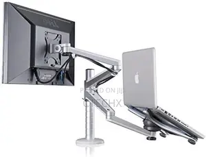 Adjustable Aluminium Laptop/Monitor Dual Arm Mount