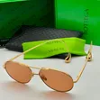 Bottega Aviator Sunglasses - Gold & Silver Frames - 3