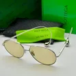 Bottega Aviator Sunglasses - Gold & Silver Frames - 4