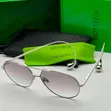 Bottega Aviator Sunglasses - Gold & Silver Frames - 5