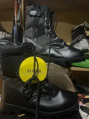American Safety Leather Security Boots - Black XXL