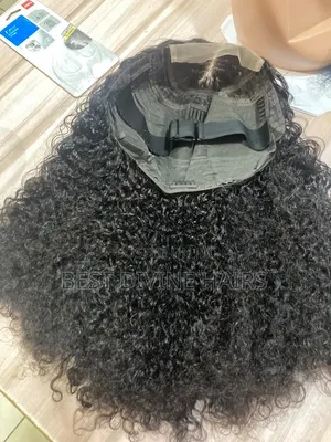 18" 4x4 Full Closure Jerry Curls Wig Gashin Mutum - SDD Quality