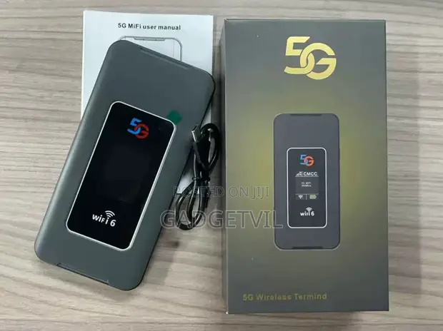 5G Portable Wi-Fi 6 MiFi Router (1800Mbps, 8000mAh) - 1