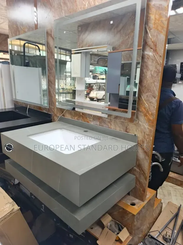 Marble Cabinet Basin - 1
