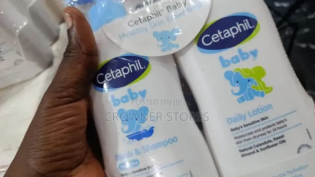 Cetaphil Baby Wash Shampoo & Lotion Set, Sensitive Skin, 13.5oz, 2ct - 1