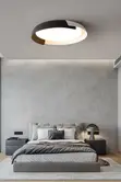 Nordic Creative Double Layer Ceiling Lamp (Iron/Wood Grain) - 2