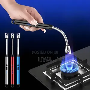 Rechargeable Electric Arc Lighter with Flexible Neck & Battery Indicator