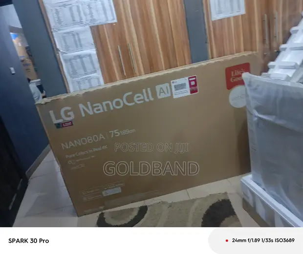 LG 75" NANO80T6A 4K Smart NanoCell TV - 1