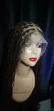 French Curls Braided Wig - Full Lace - 2