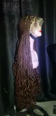 French Curls Braided Wig - Full Lace - 4