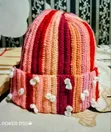 Handmade Multicolored Beanie - 1