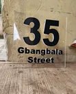 Custom House Number Signs - 5