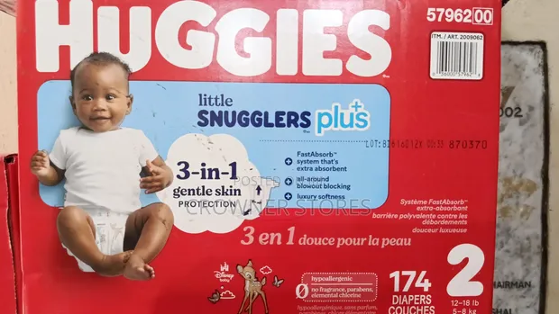 Huggies Little Snugglers Girman 2 - 174 Adadi - 1