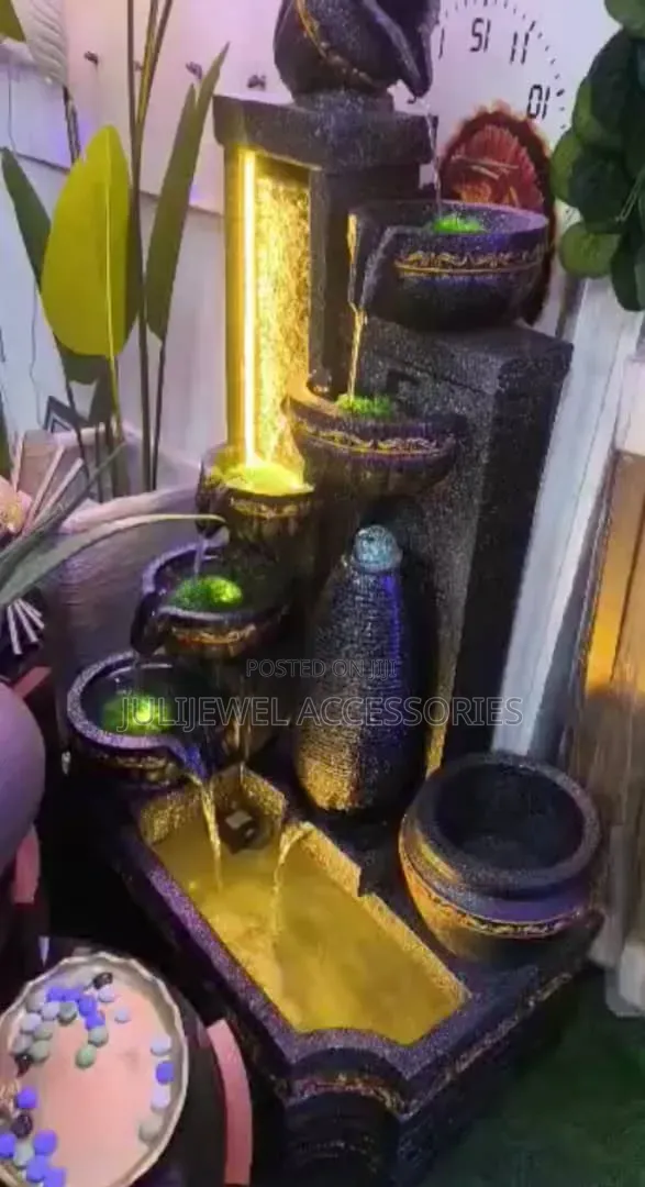 Luxury Indoor Water Fountain with Light (140cm) - 1