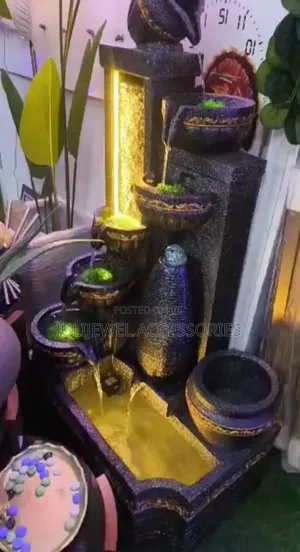 Luxury Indoor Water Fountain with Light (140cm)