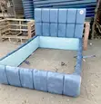 4.5ft x 6ft Tufted Bed Frame - Dark Ash Velvet - 2