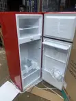 Brand New Hisense 205L Double Door Refrigerator - Red - 1