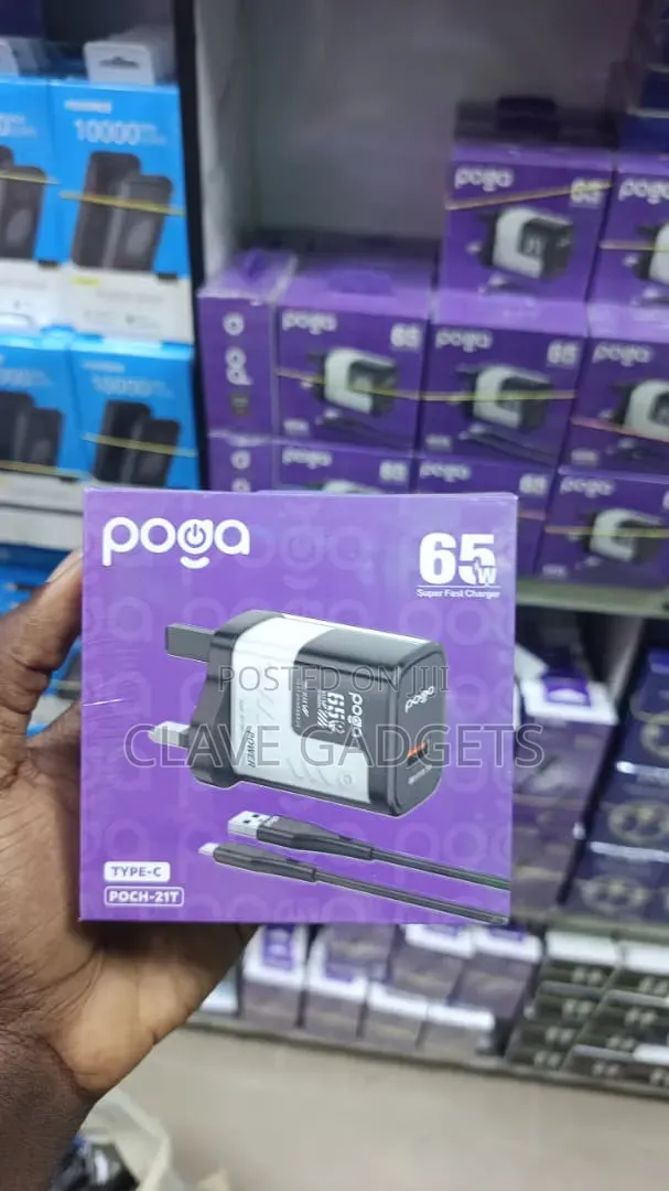Brand New 65W Poga Charger (2 Ports) - 1