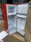 Hisense 205L Double Door Refrigerator with Water Dispenser - Red - 2