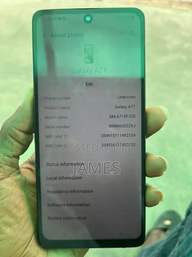 Samsung Galaxy A71 128GB Blue - 1