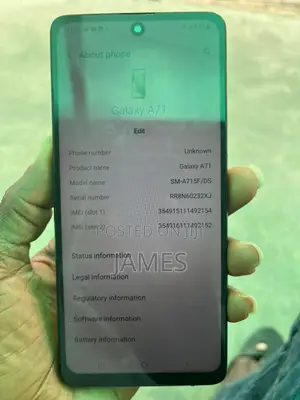 Samsung Galaxy A71 128GB Blue