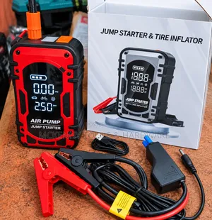 2-in-1 Car Jump Starter & Tyre Inflator