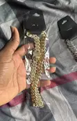 Original Cuban Gold da Silver Necklace - 2