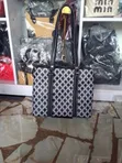 Office Tote Bag - White and Black - 2