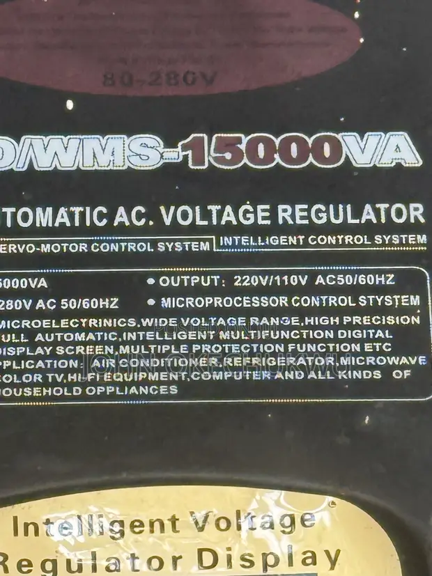 Jordy Ele 15kVA Relay Voltage Stabilizer (45V-280V) - 1