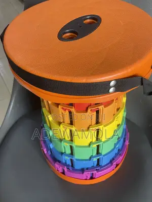 Home Interiors Foldable Stool - Multicolored