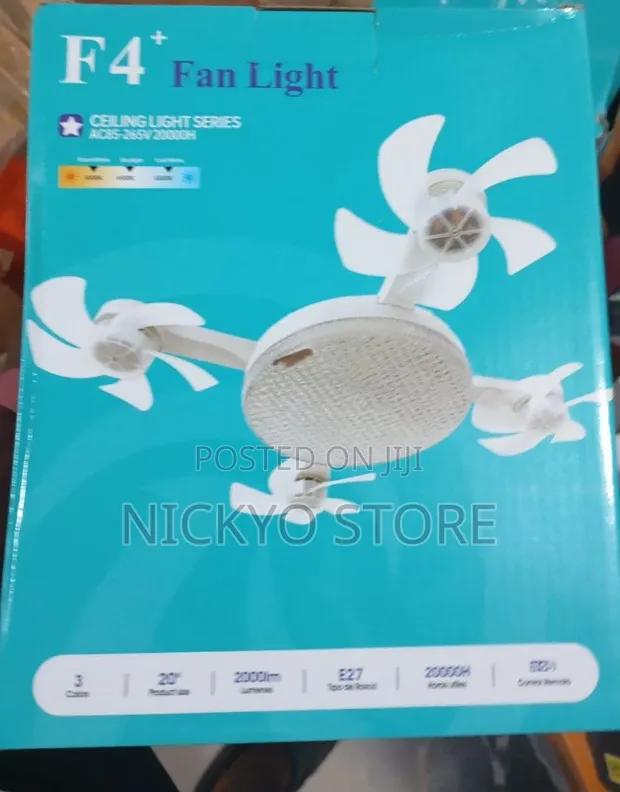 F4+ Ceiling Fan Light with LED - 1